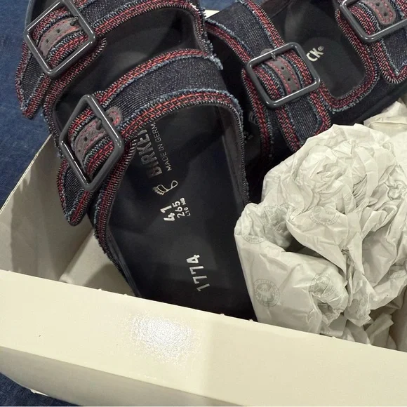 NEW with tags & box Authentic rare Brickenstock 1774 denim RARE - Picture 5 of 11